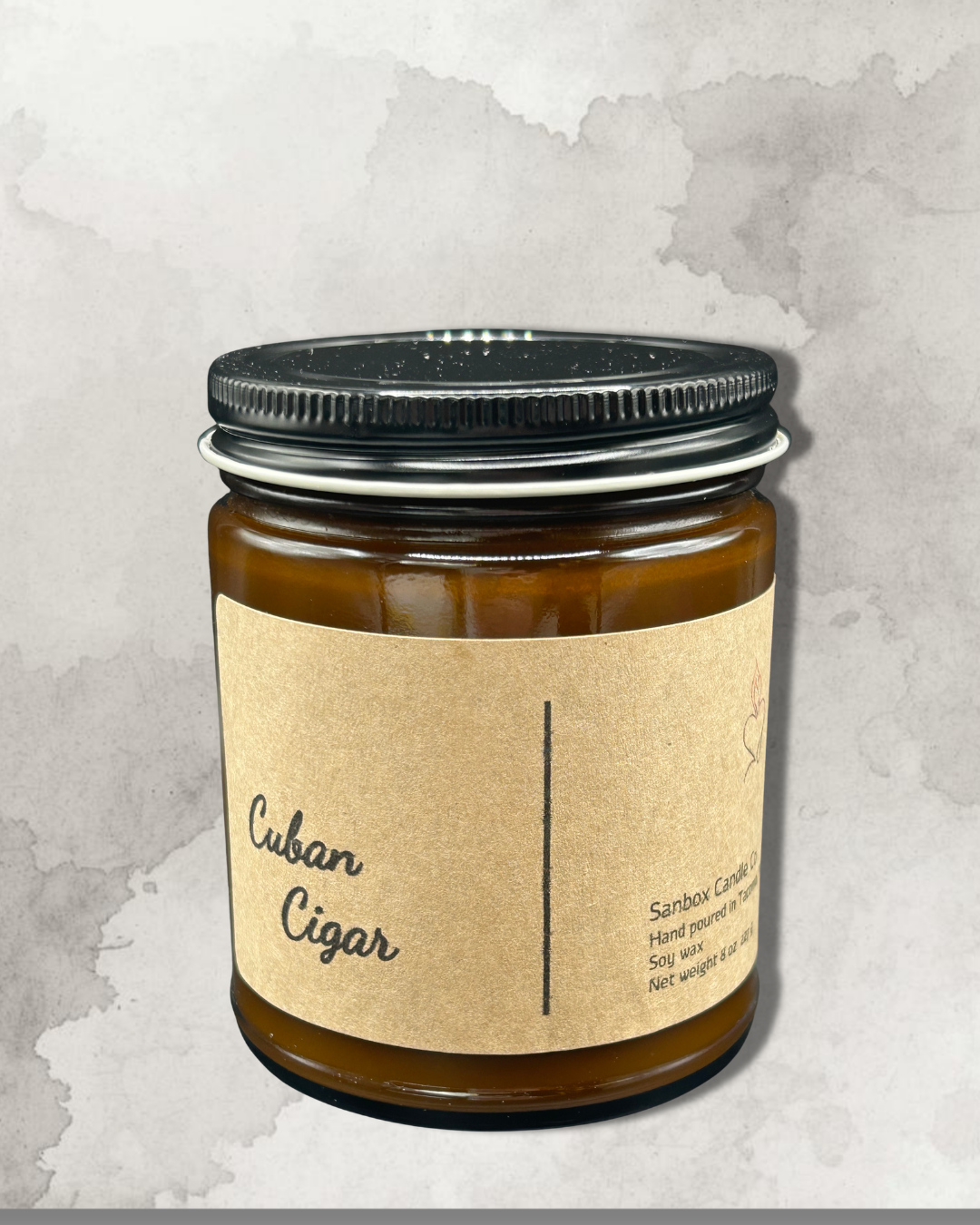 Cuban Cigar 5 ounce Soy Candle