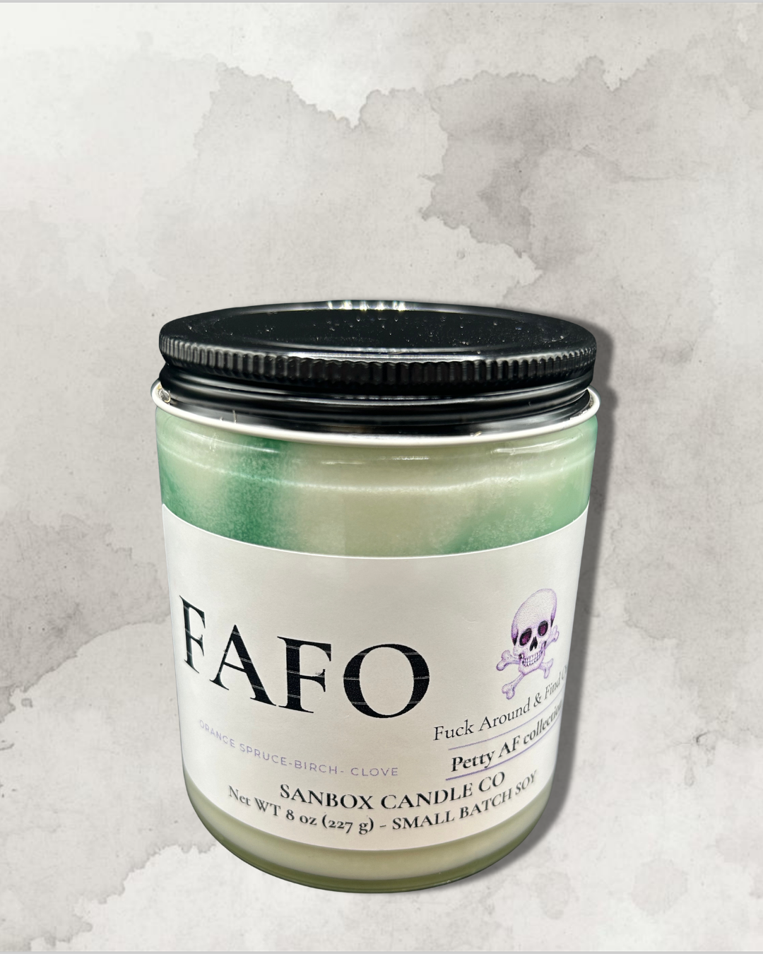 Petty AF! - FAFO  8-ounce Soy Candle