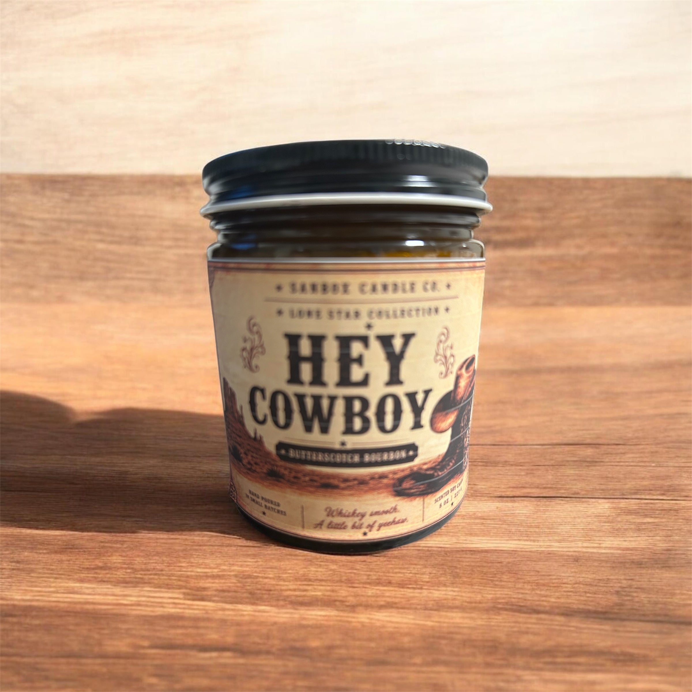 Hey Cowboy - 8 oz. Soy Candle