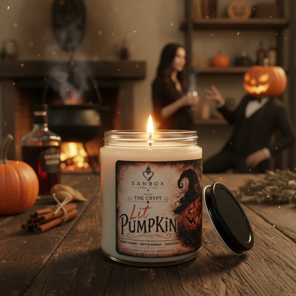 Lit Pumpkin Soy Candle