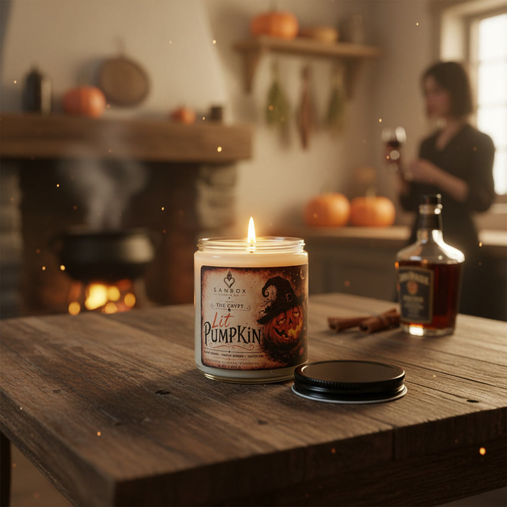 Lit Pumpkin Soy Candle