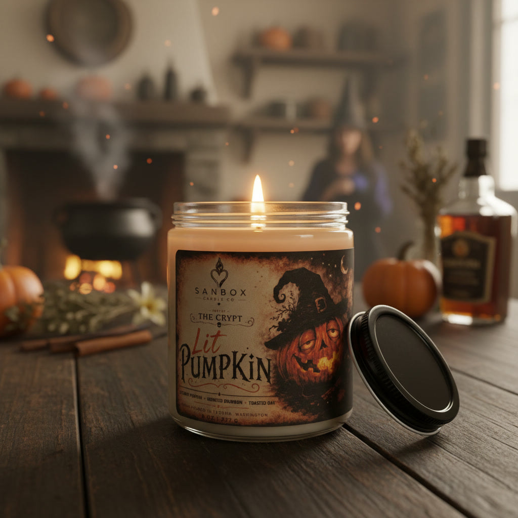 Lit Pumpkin Soy Candle