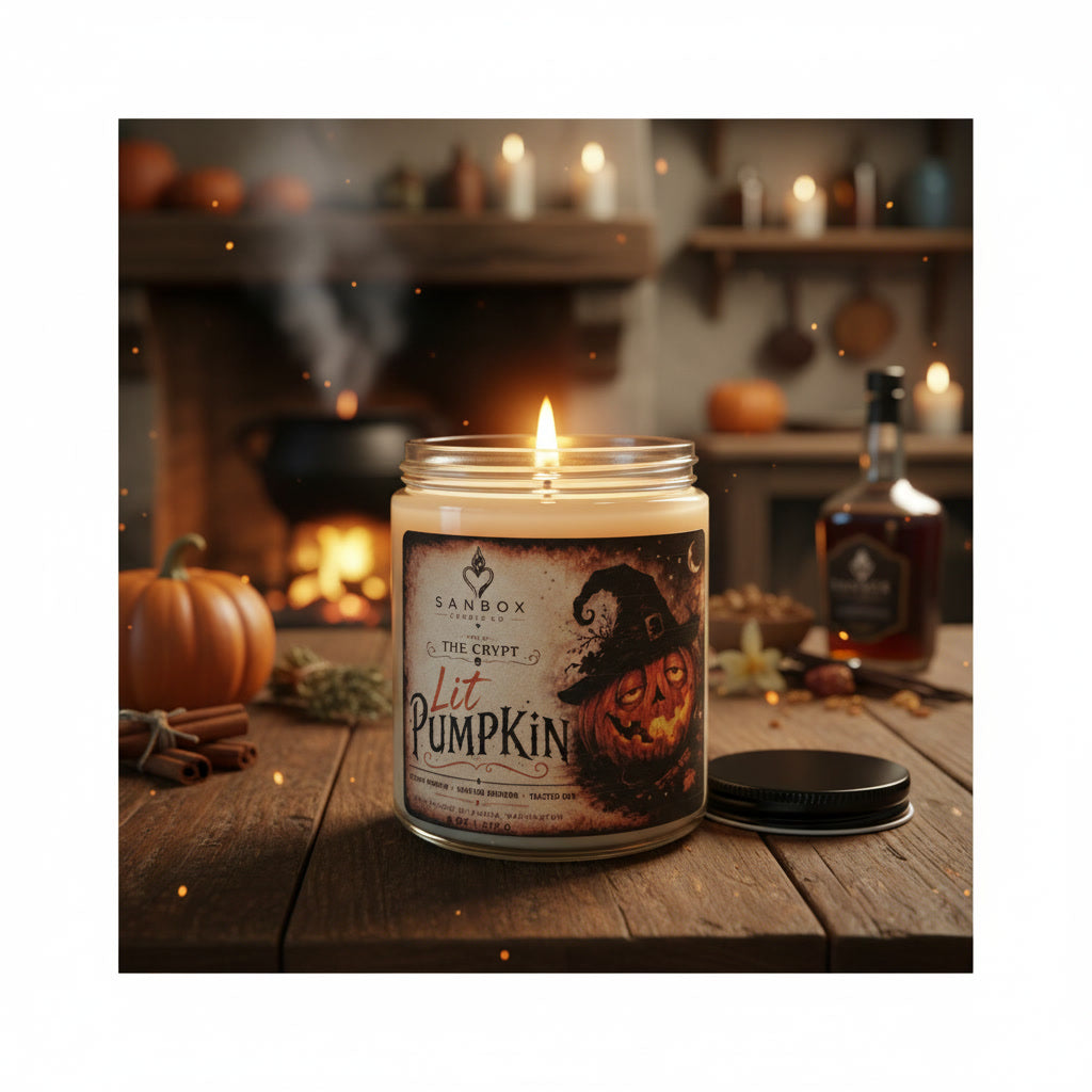 Lit Pumpkin Soy Candle