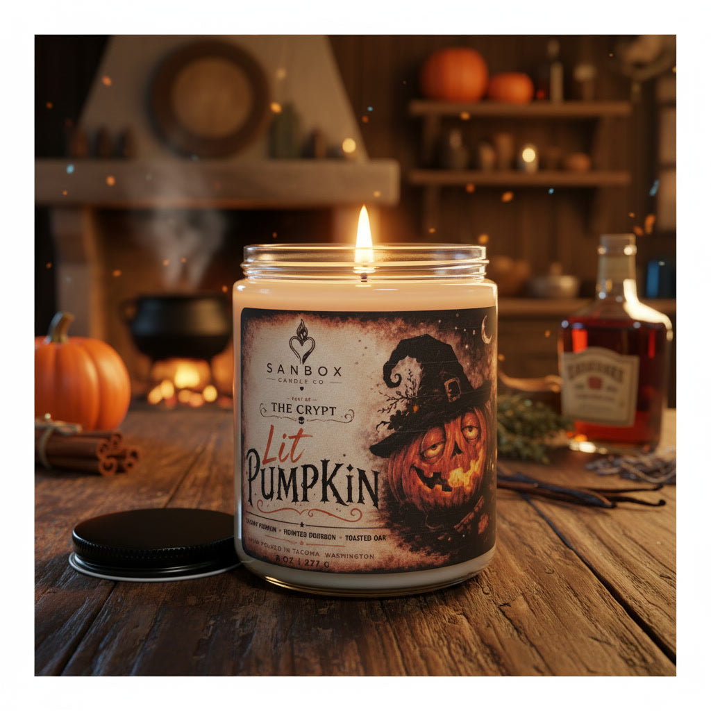 Lit Pumpkin Soy Candle