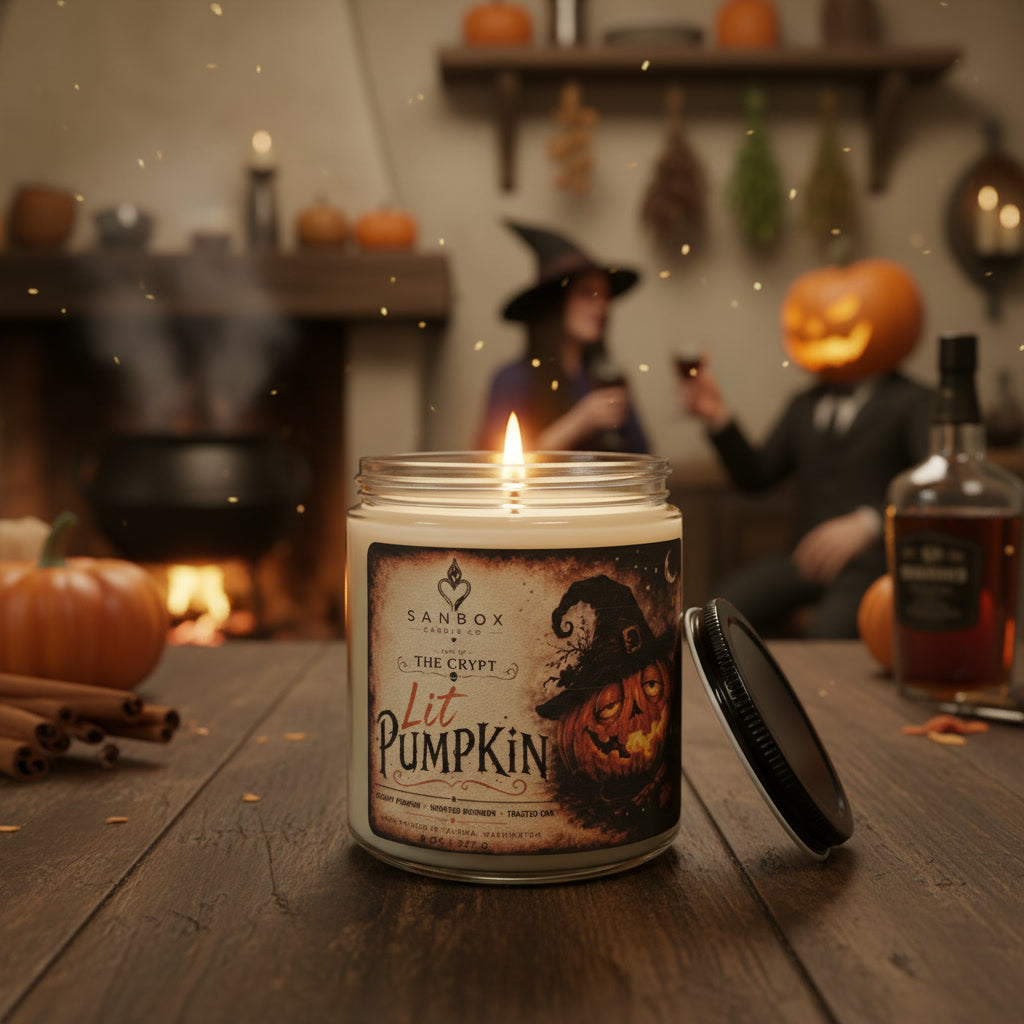 Lit Pumpkin Soy Candle