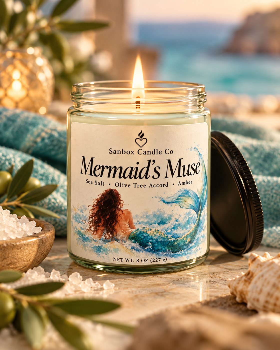 Mermaid's MUSE 8 oz Soy Candle