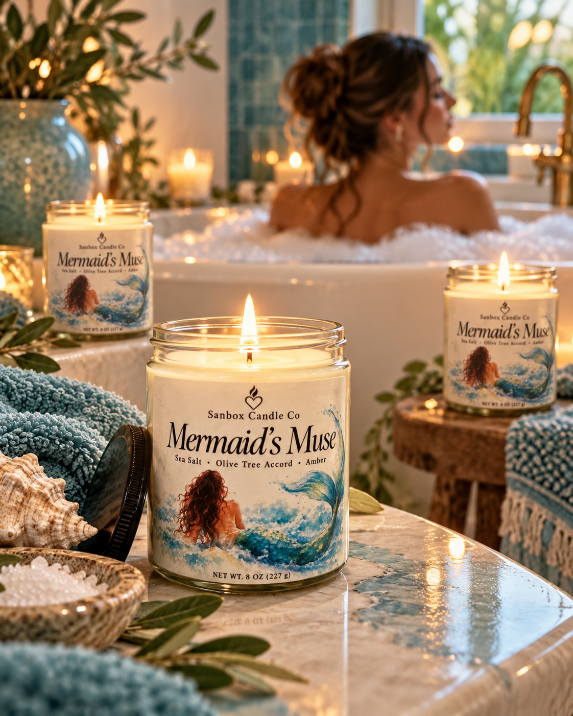 Mermaid's MUSE 8 oz Soy Candle