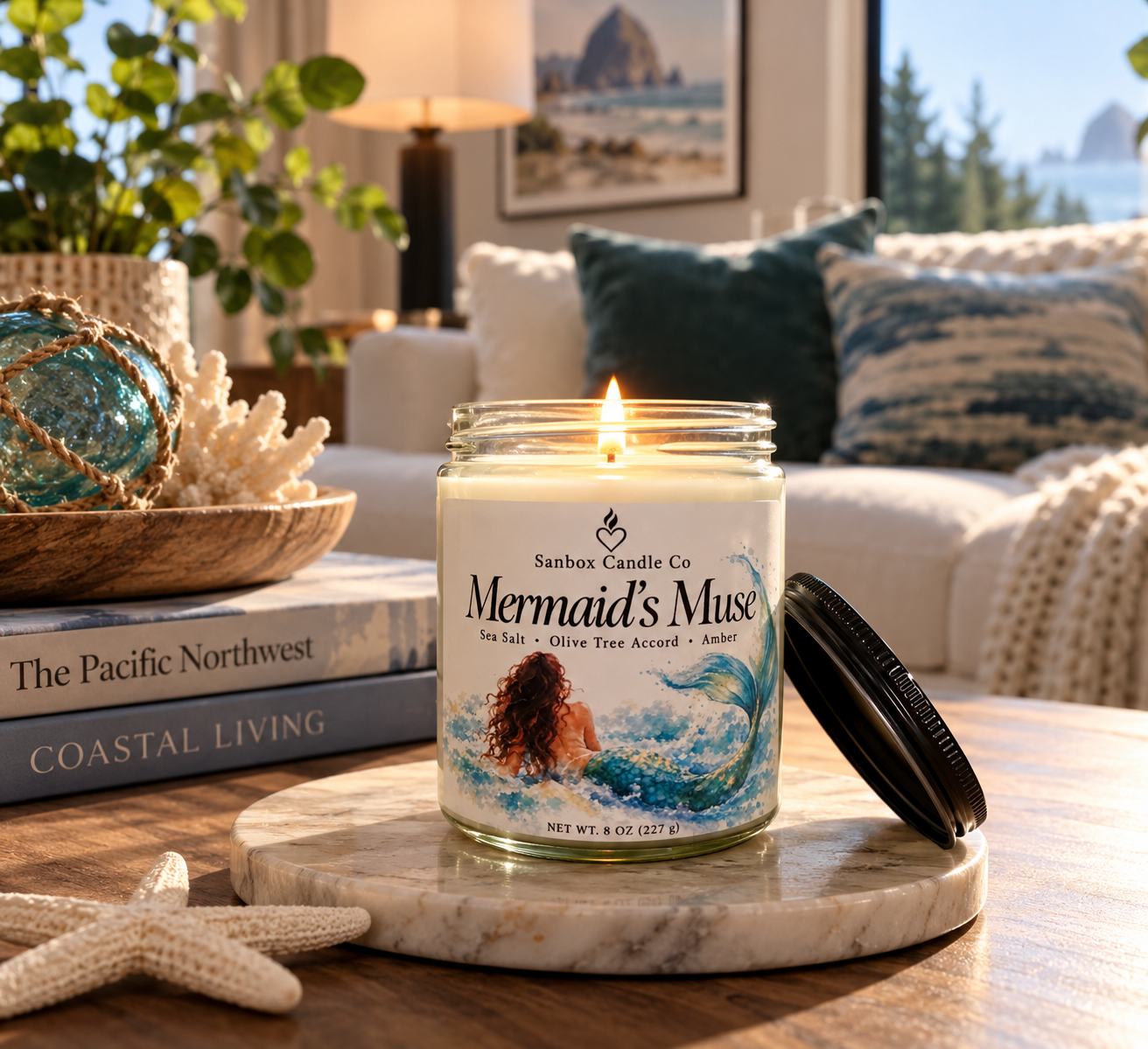 Mermaid's MUSE 8 oz Soy Candle