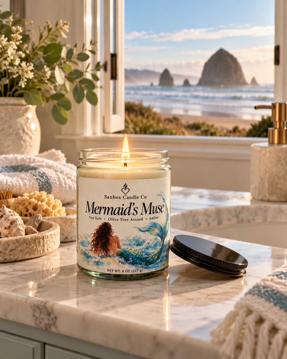 Mermaid's MUSE 8 oz Soy Candle