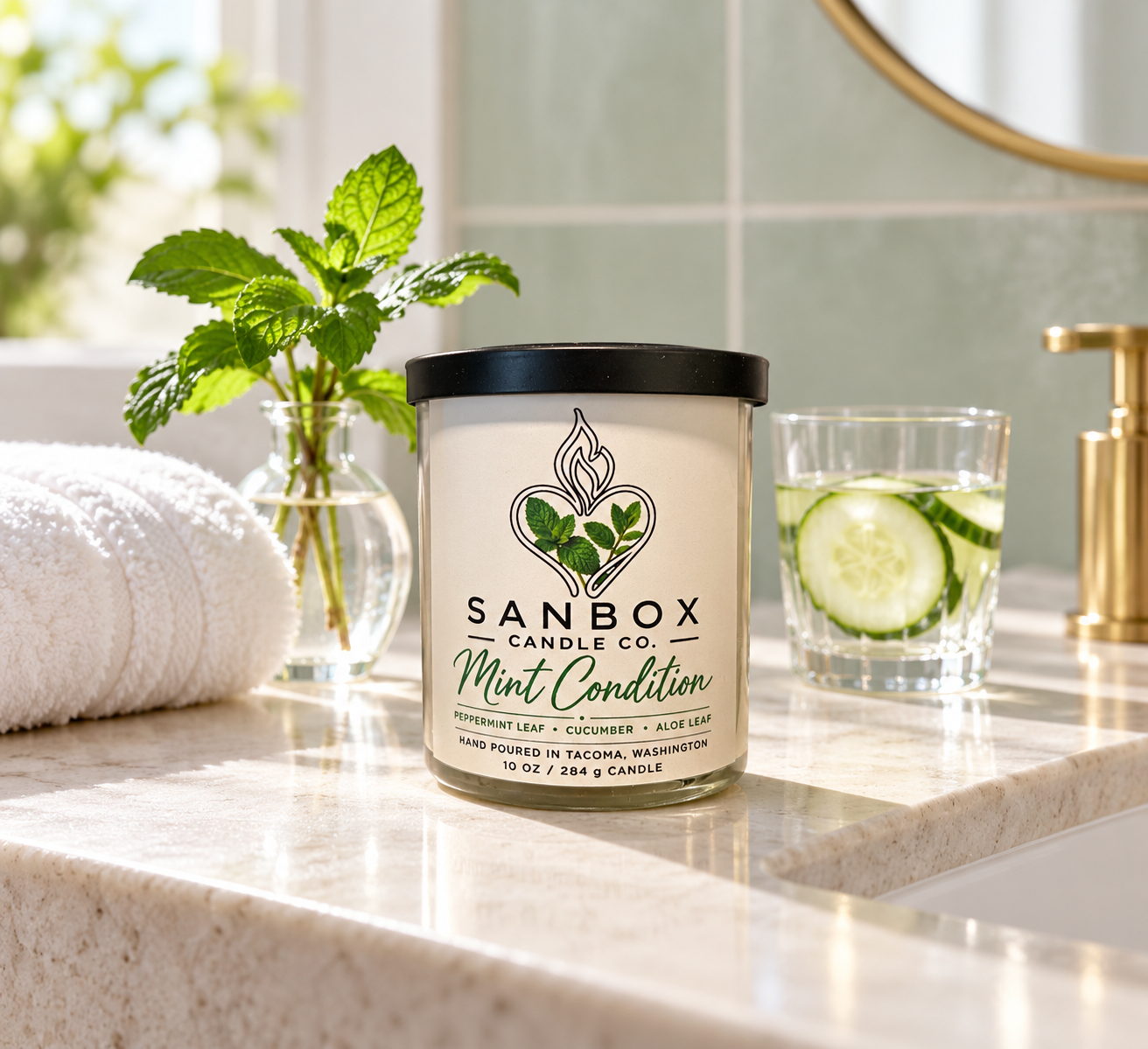 Mint Conditions 10-oz Soy Spa Candle