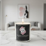 Soy Candle Velvet Ofrenda – 10 oz Hand Poured Black Cardamom Scented Candle