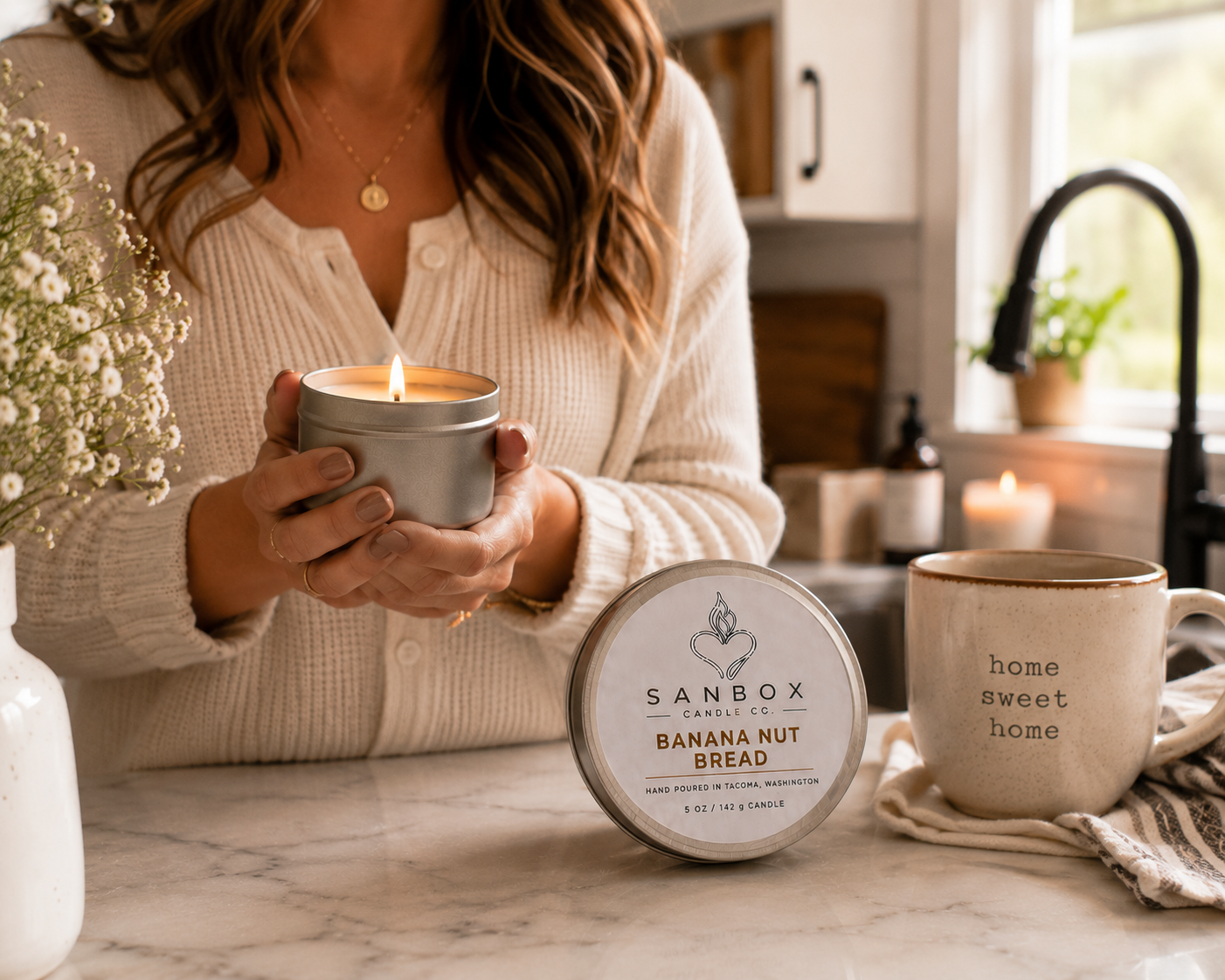 Banana Nut Bread 5-oz Soy Candle