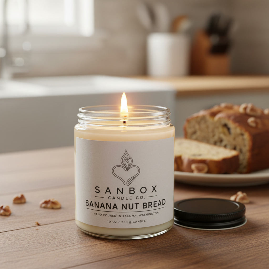 Banana Nut Bread 8-oz Soy Candle