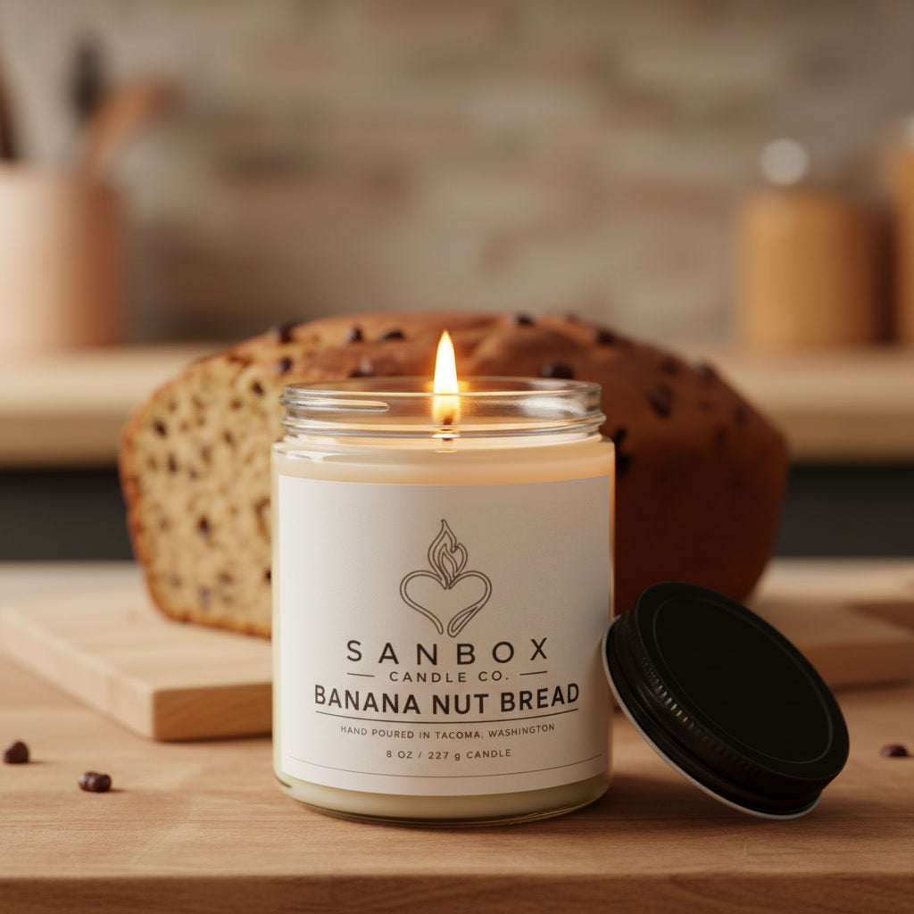 Banana Nut Bread 8-oz Soy Candle