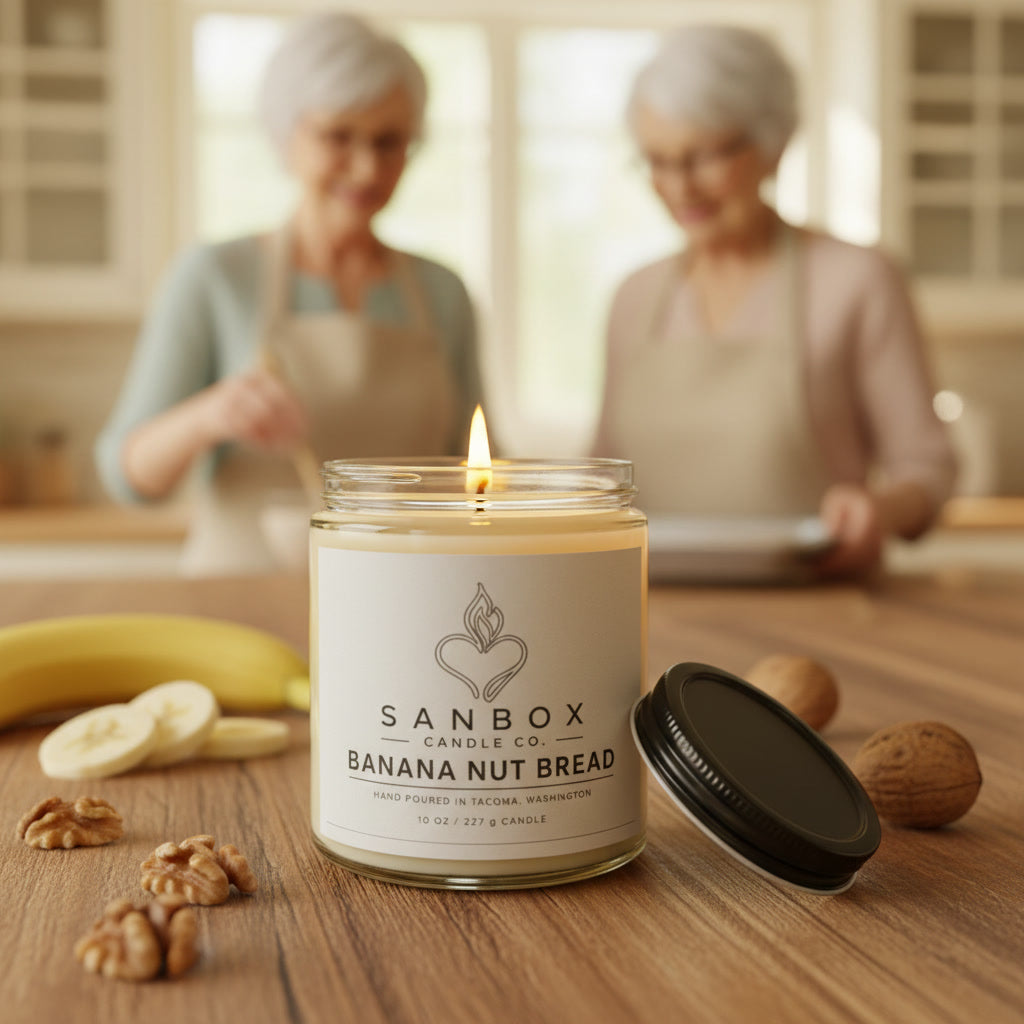 Banana Nut Bread 8-oz Soy Candle