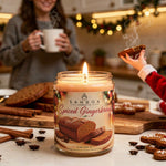 Spiced Gingerbread 8-oz Soy Candle Holiday Candle