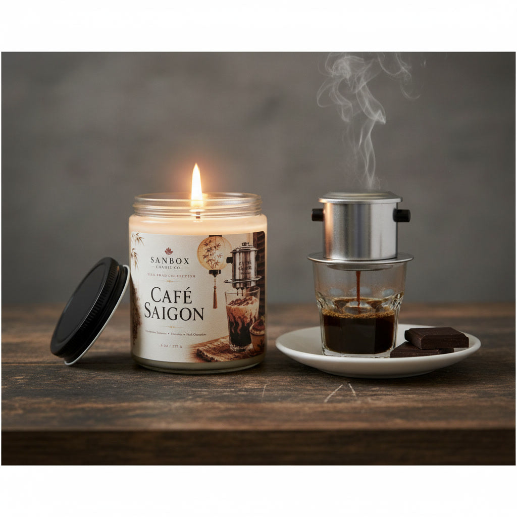 Cafe Saigon 8-oz Soy Candle