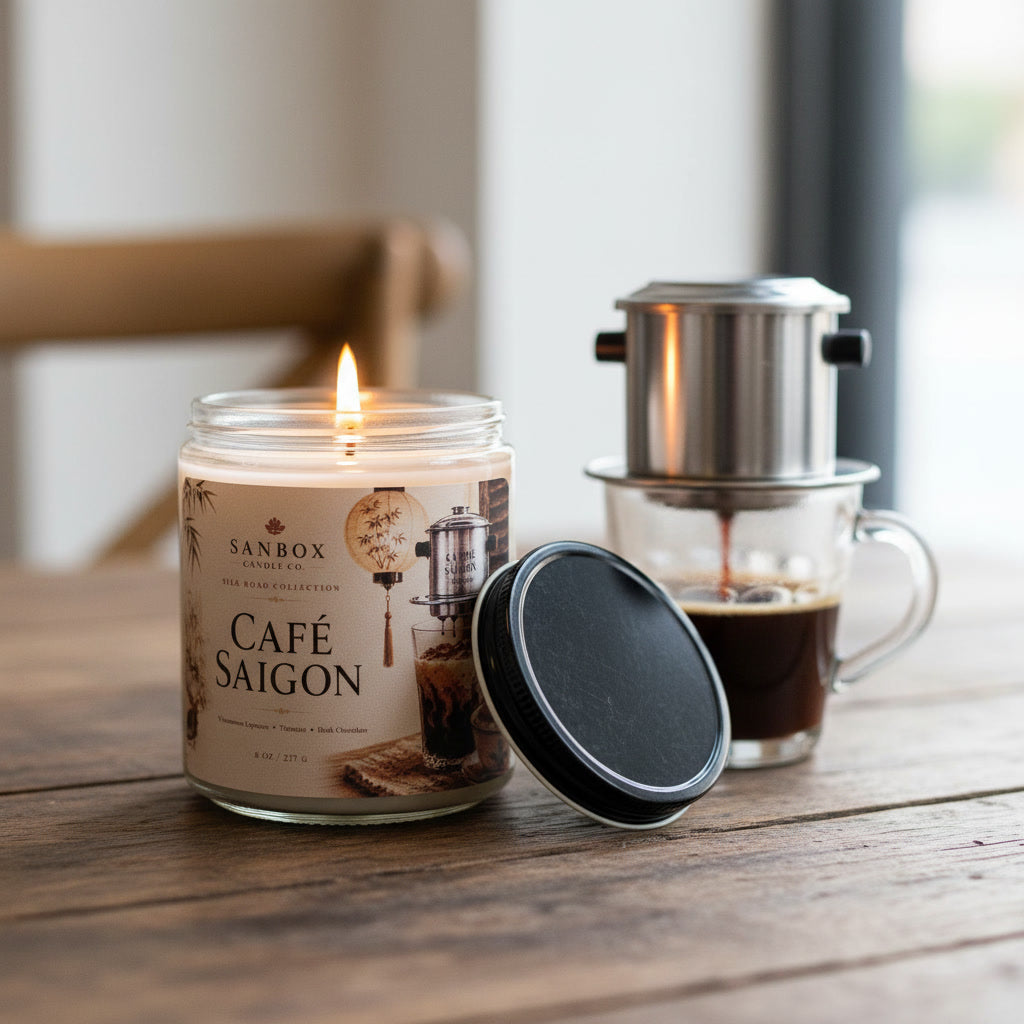 Cafe Saigon 8-oz Soy Candle