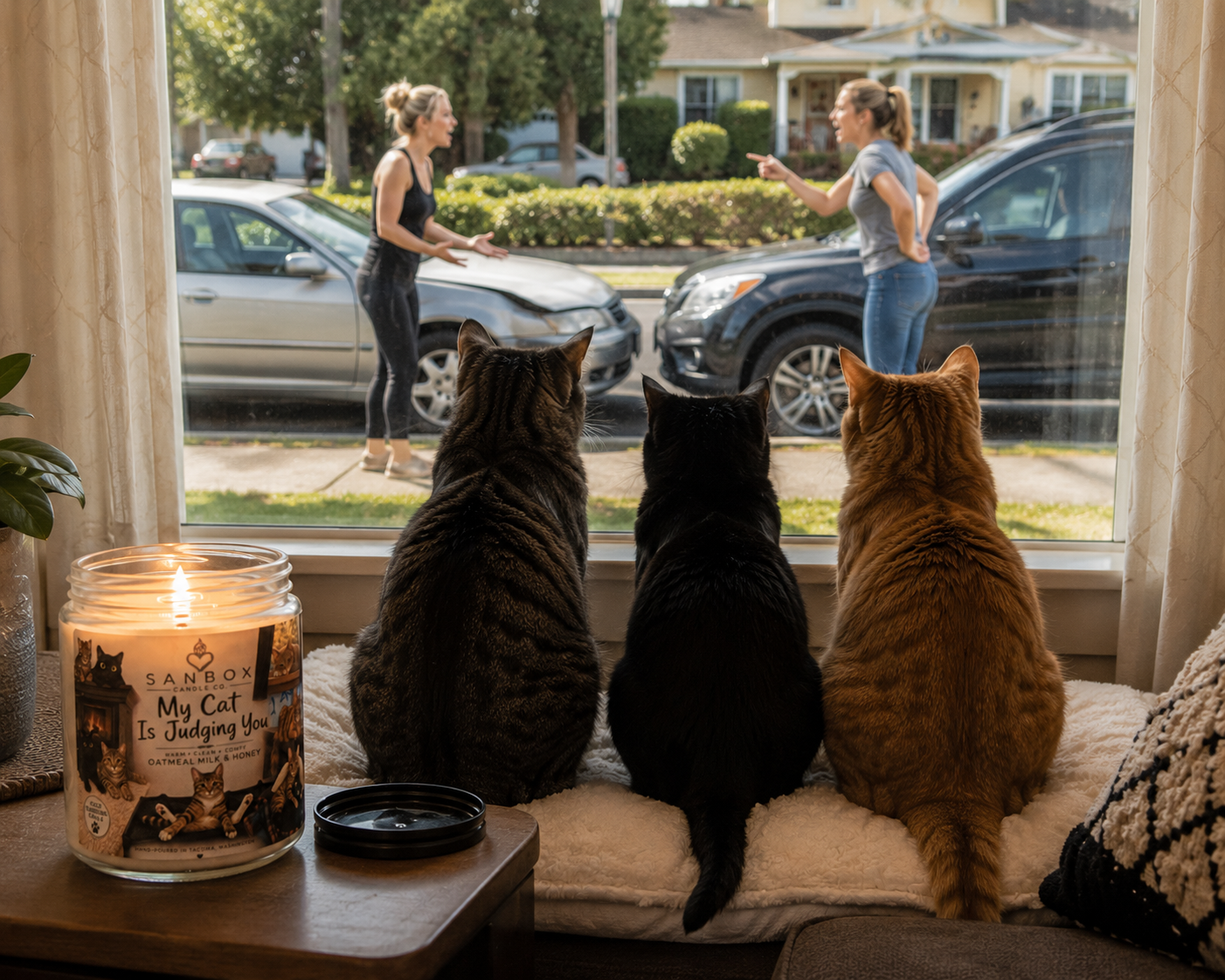 My Cat Is Judging You! 8-oz Soy Odor Eliminating Candle