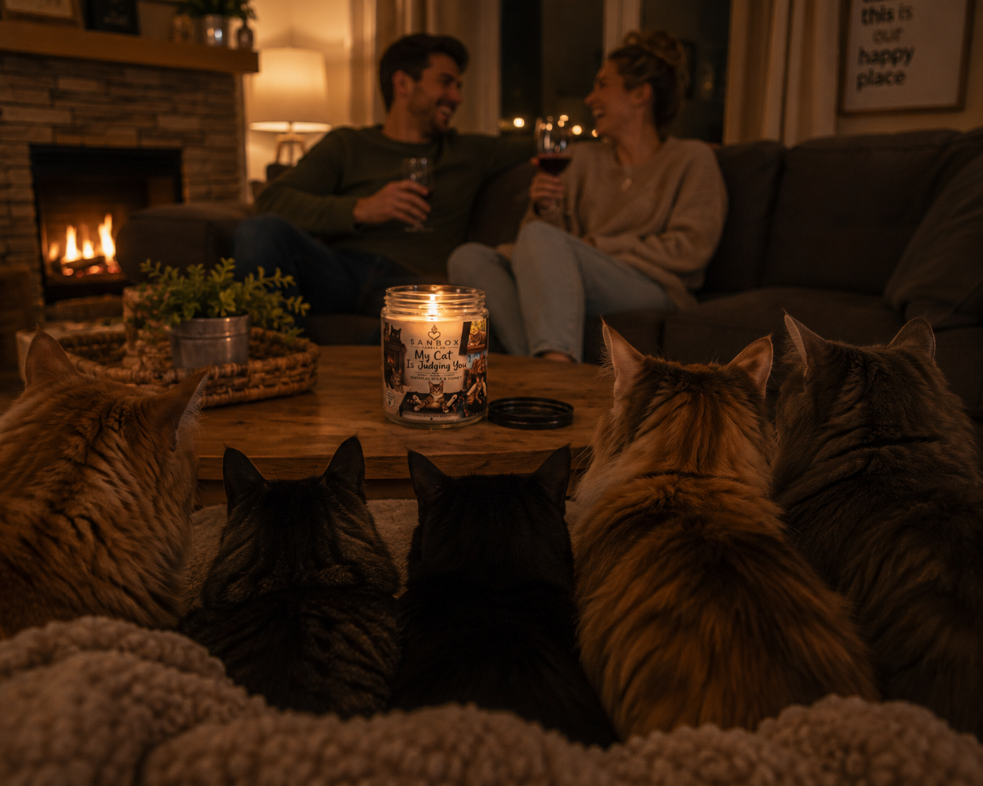 My Cat Is Judging You! 8-oz Soy Odor Eliminating Candle