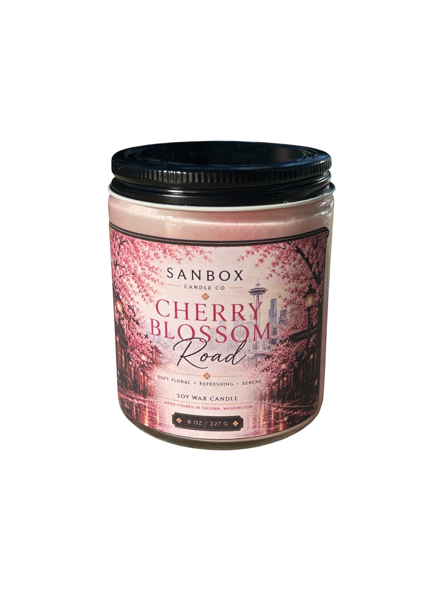 Cherry Blossom Road - 8 oz Soy Candle
