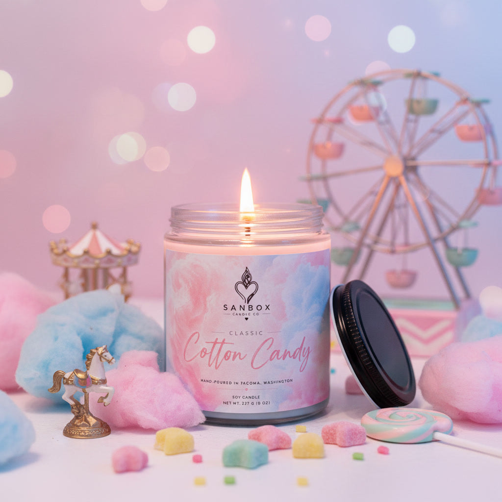 Cotton Candy 8 oz Soy Candle
