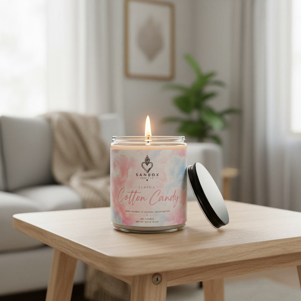 Cotton Candy 8 oz Soy Candle