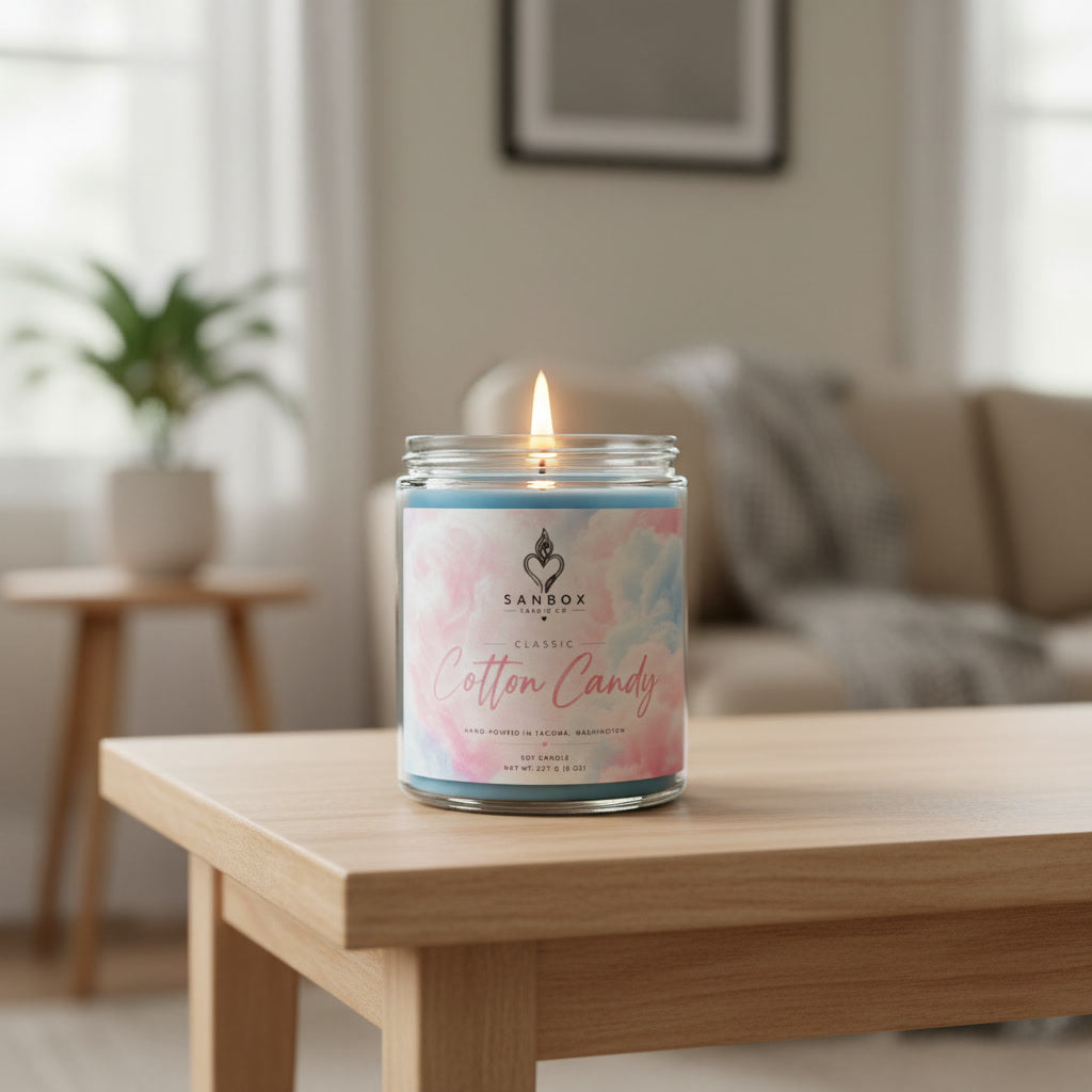 Cotton Candy 8 oz Soy Candle