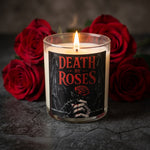 Death by Roses Soy Candle - Gothic Gift