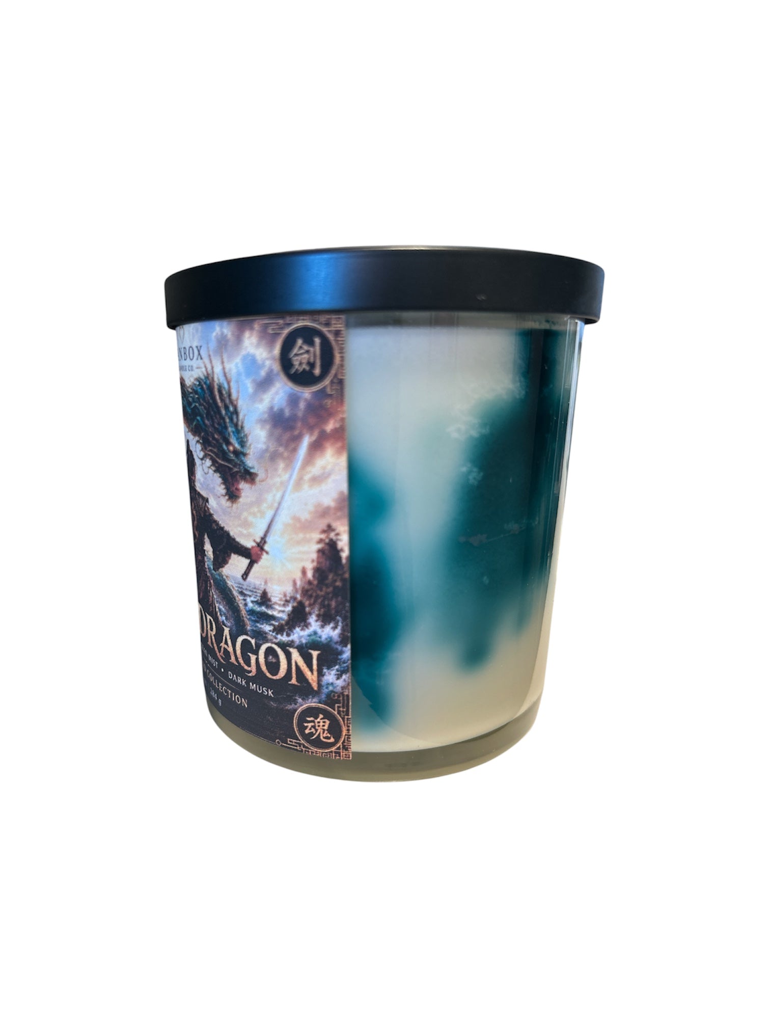 Iron Dragon 10-oz Soy Candle   Mandarin, Ocean Mist & Dark Musk