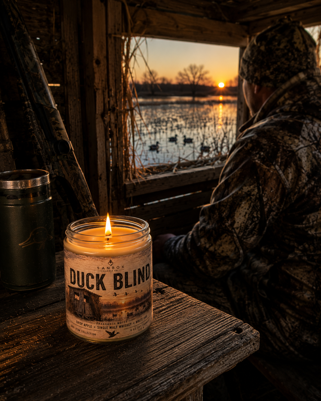 Duck Blind 8-oz Soy Candle