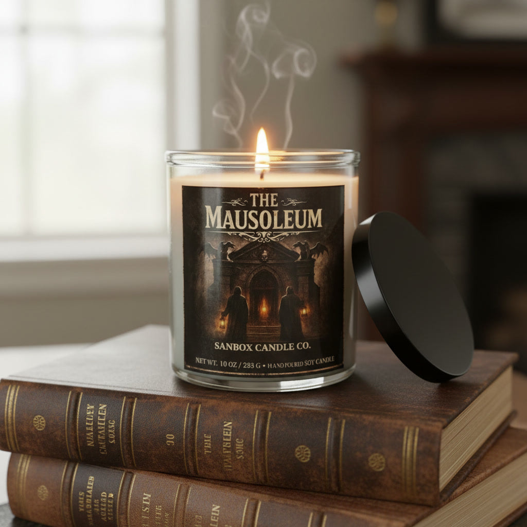 Soy Candle | Gothic Handmade Ritual Scented Candle – The Mausoleum 10 oz Wax
