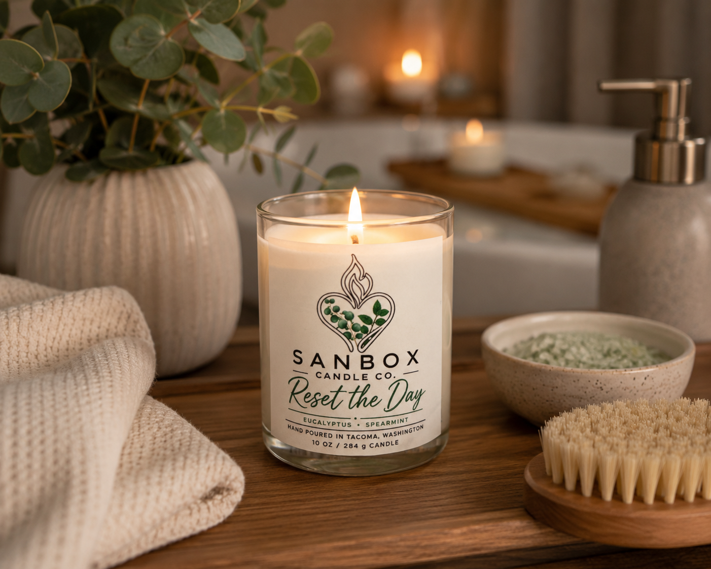 Reset the Day - 10 oz Soy Candle