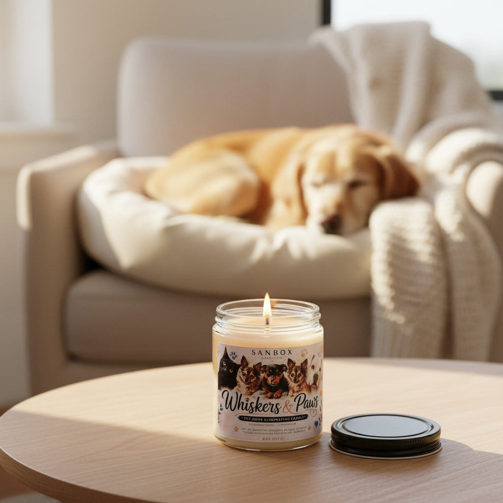 Whiskers and Paws 8 oz Soy Candle