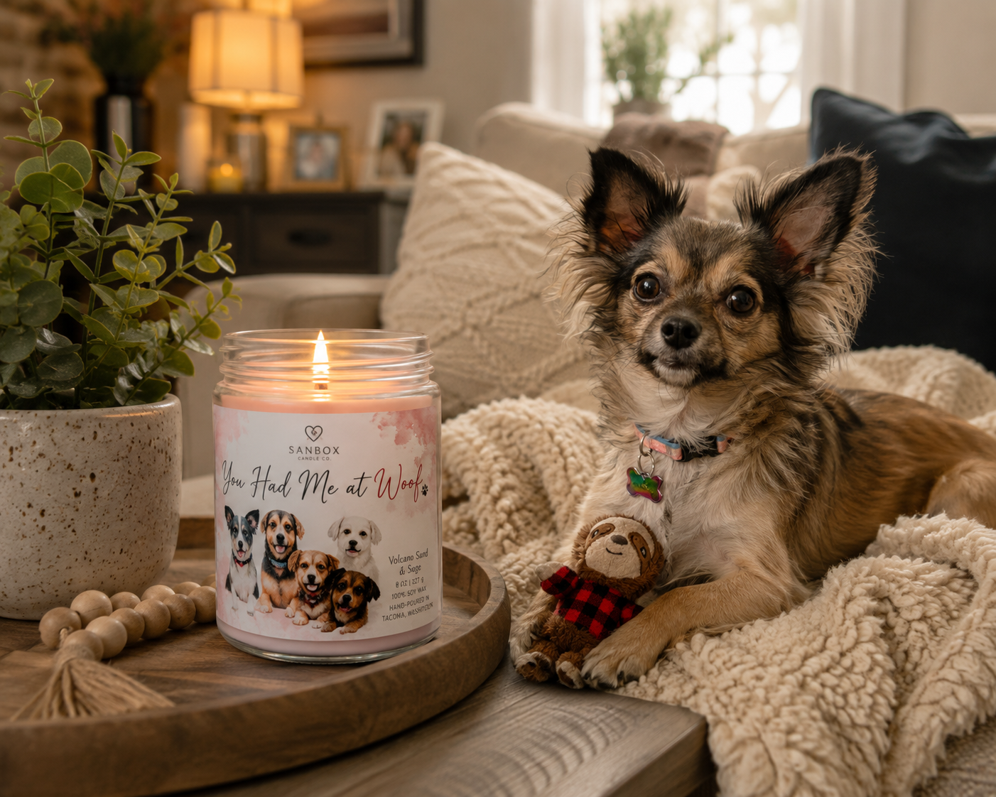 You Had Me at Woof!   8-oz Soy Odor-Eliminating Candle