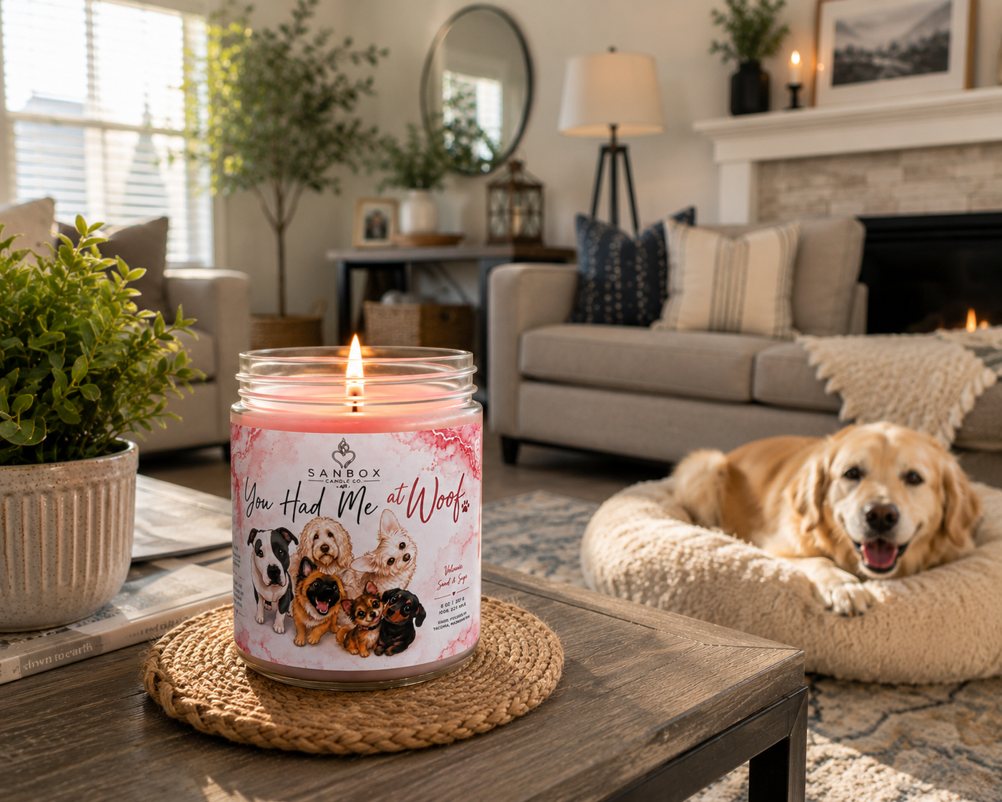 You Had Me at Woof!   8-oz Soy Odor-Eliminating Candle